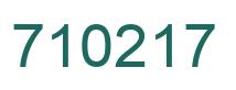 Número 710217 imagen verde