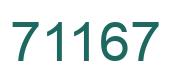 Número 71167 imagen verde