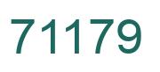 Número 71179 imagen verde