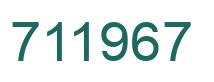 Número 711967 imagen verde