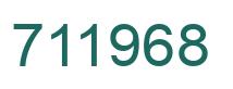 Número 711968 imagen verde