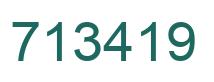 Número 713419 imagen verde