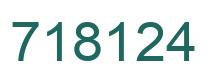 Número 718124 imagen verde
