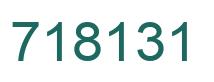 Número 718131 imagen verde