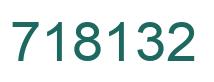 Número 718132 imagen verde