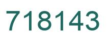 Número 718143 imagen verde