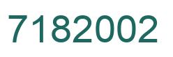 Número 7182002 imagen verde