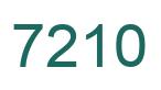 Number 7210 green image