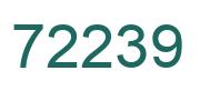 Number 72239 green image