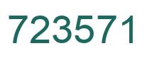 Número 723571 imagen verde
