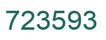 Número 723593 imagen verde