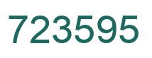 Número 723595 imagen verde
