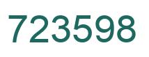 Número 723598 imagen verde