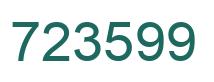 Número 723599 imagen verde