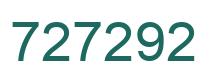 Número 727292 imagen verde