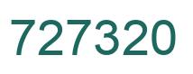 Número 727320 imagen verde