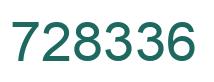 Número 728336 imagen verde