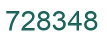 Número 728348 imagen verde