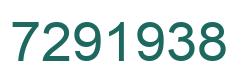 Number 7291938 green image
