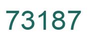 Número 73187 imagen verde