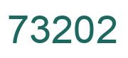 Number 73202 green image