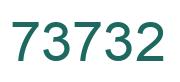 Número 73732 imagen verde