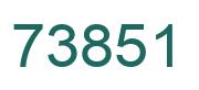Número 73851 imagen verde