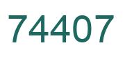 Número 74407 imagen verde