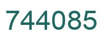 Número 744085 imagen verde