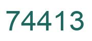 Número 74413 imagen verde