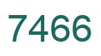 Number 7466 green image