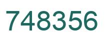 Número 748356 imagen verde