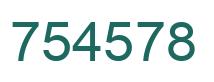 Número 754578 imagen verde