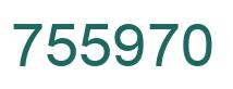 Número 755970 imagen verde