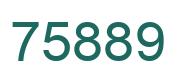 Número 75889 imagen verde