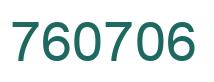Número 760706 imagen verde