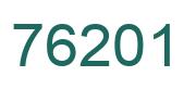 Número 76201 imagen verde