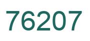 Número 76207 imagen verde