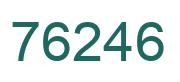 Número 76246 imagen verde