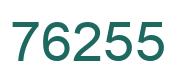 Número 76255 imagen verde