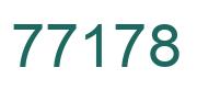Number 77178 green image