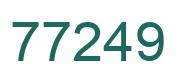 Número 77249 imagen verde