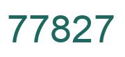 Número 77827 imagen verde