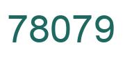 Número 78079 imagen verde
