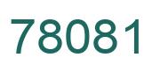 Número 78081 imagen verde
