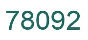 Número 78092 imagen verde
