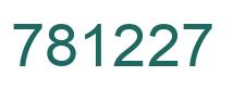 Número 781227 imagen verde