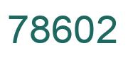 Number 78602 green image