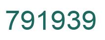 Número 791939 imagen verde