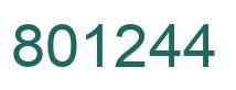 Número 801244 imagen verde